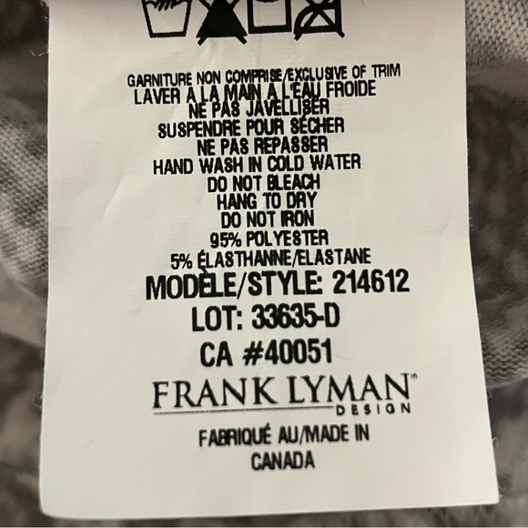 Frank Lyman Design Snakeskin Sweater - Picture 9 of 9